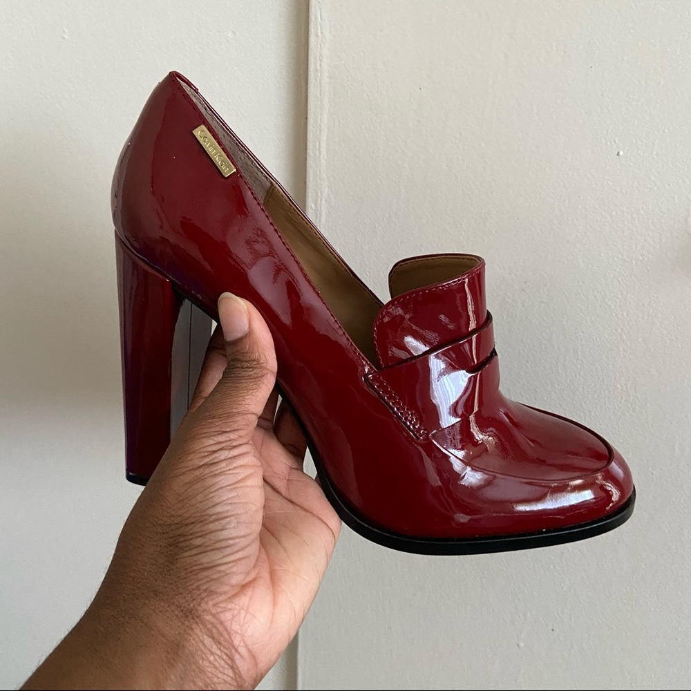 Calvin Klein Red Patent Heels
